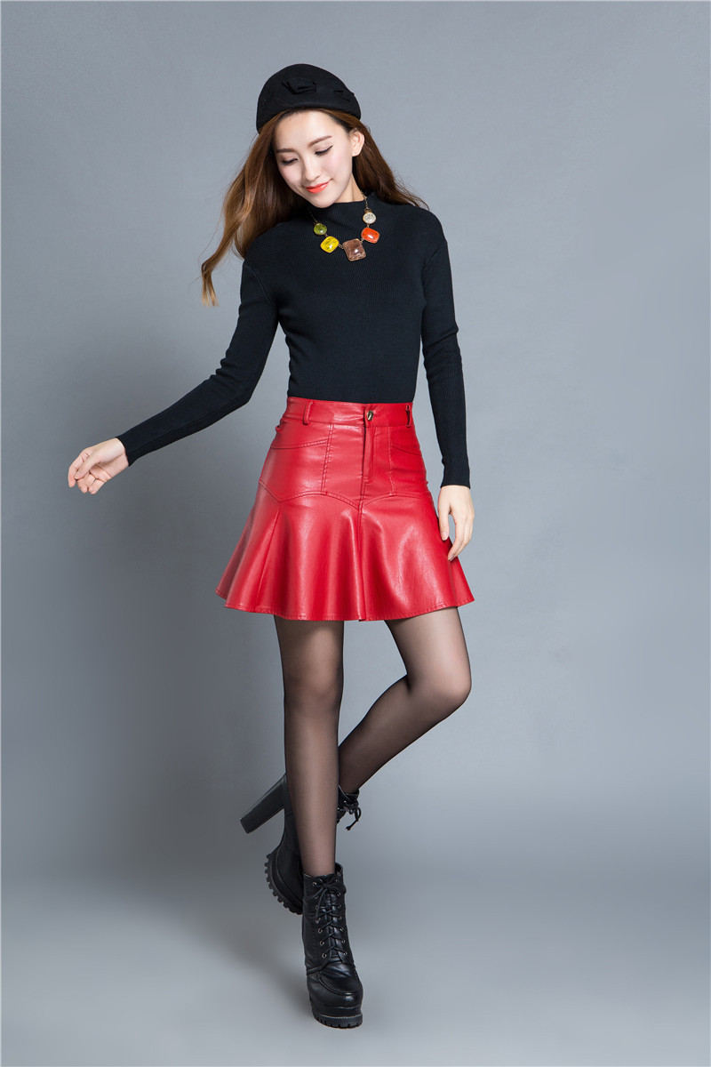 Buy Shemale Leather Skirt | Free Shipping Worldwide! | #1 Tgirl Shop