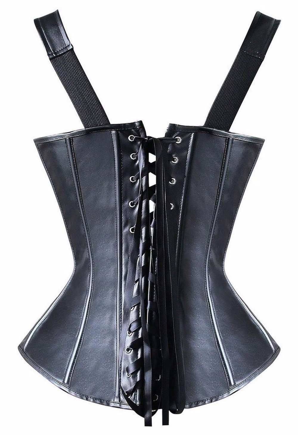 Women Halloween Sexy Slimming Waist Trainer Cincher Corset Lace Up Overbust Bustier Top Steampunk Role-Playing Dress Plus Size