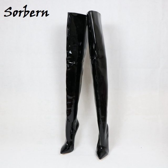 Sexy Fetish Boots Long Crossdresser Boot Thigh High Unisex Custom