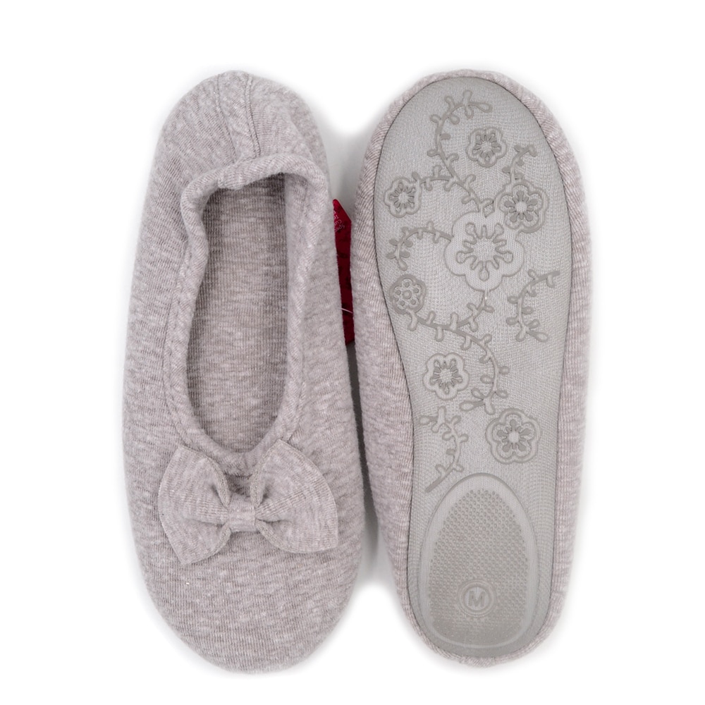 Millffy knitted cotton slipper ballet flats lolita shoes summer home slippers for women bedroom slippers