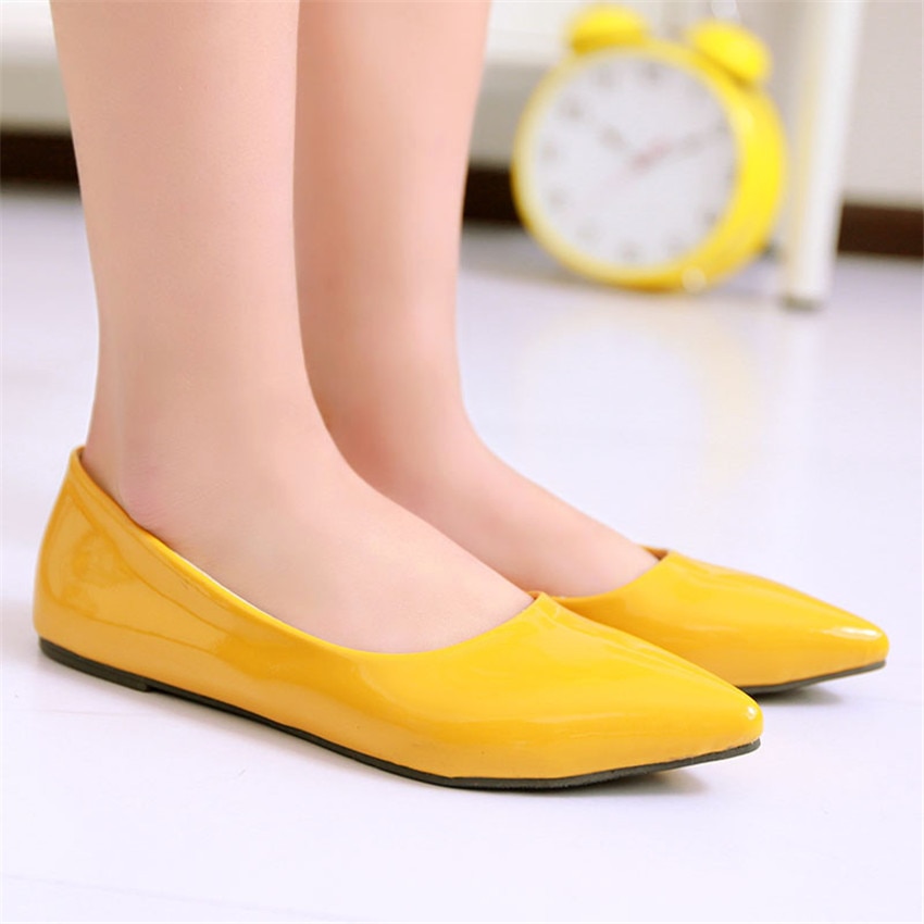 Shoes Woman Slip On Shoes Loafers Girl Ballet Flats Women Flat Shoes Soft Comfortable Plus Size 34 - 40 41 42 43 44 45 46 47 48