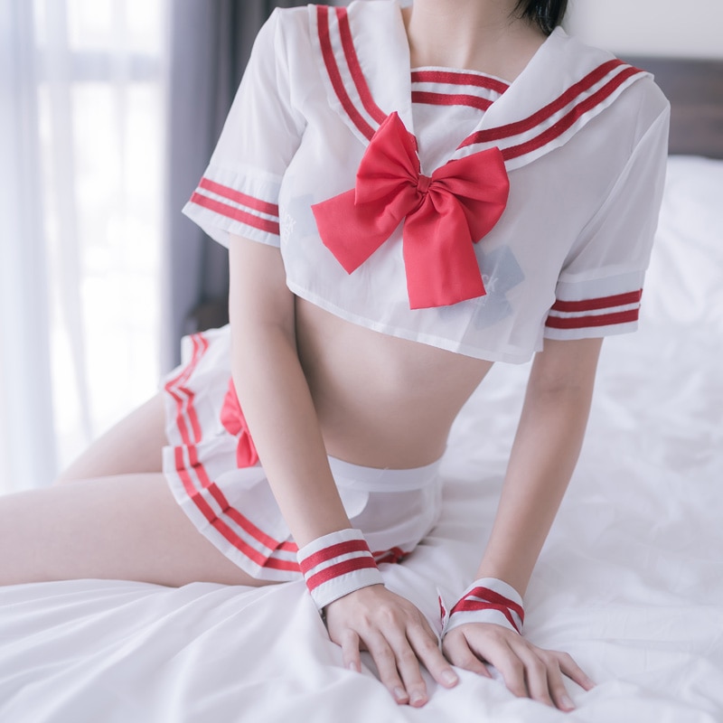 LILICOCHAN Women Lolita Anime Cosplay Dress Japanese Schoolgirl Uniform Cute Sailor Suit Costumes  maid cosplay