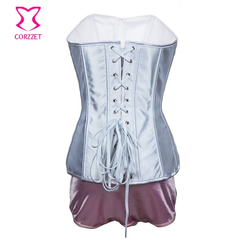Adult Role Play White/Pink Easter Bunny Costume Rabbit Uniform Cosplay Halloween Costumes For Women Sexy Costume Erotic Lingerie