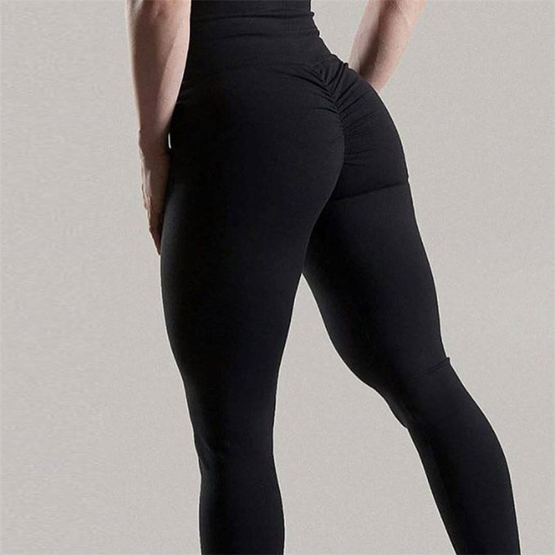 Kaminsky Sexy Push Up Women Leggings High Waist Workout Casual Pants Mujer Fashion Wrinkle Sportswear Fitness Leggings 8 Color