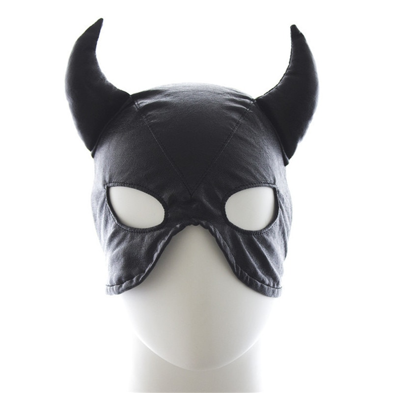 Sexy Mask Men and Women Adult Games Latex Faux Leather Animal bdsm Bondage Fetish Mask,Erotic Toys,Sex Toys For Couples,sex shop