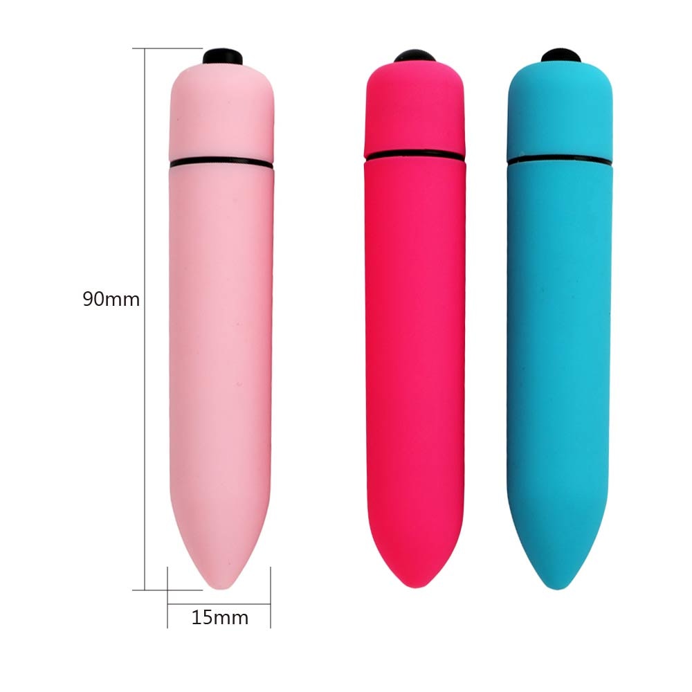 IKOKY Powerful 10 Speed Vibrating Mini Bullet Shape Vibrator Waterproof G-spot Massager Sex Toys for Women Female Adult Products