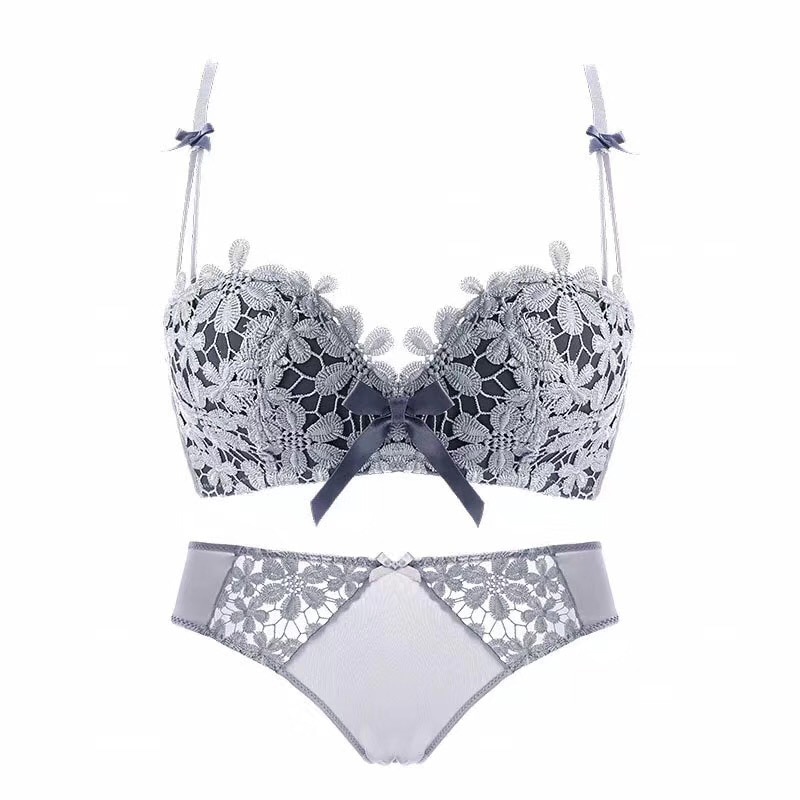 Push Up Bra Set Sexy Lingerie Underwear Women Panties And Bralette ...