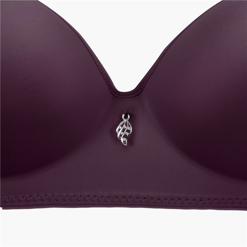 B C Cup Wire Free Bra For Women Ladies 2019 Breathable Sexy Underwear Female Fashion Push Up Bra Comfort Wireless Bra 5 Colors