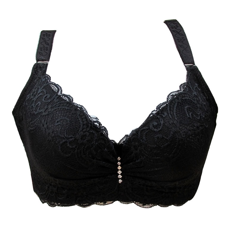 Fashion lace thin cup push up bra big size sexy heighten side back ...