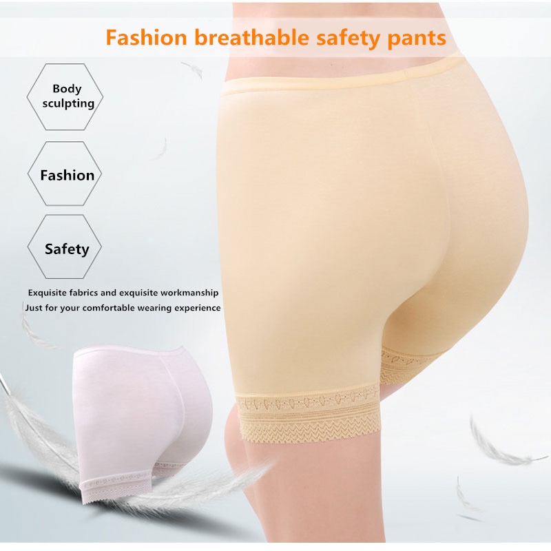 Women Safety Short Pant Middle Waist Safety Short Pants Plus Size Women Boxer Briefs Safety Women Boyshorts Panties
