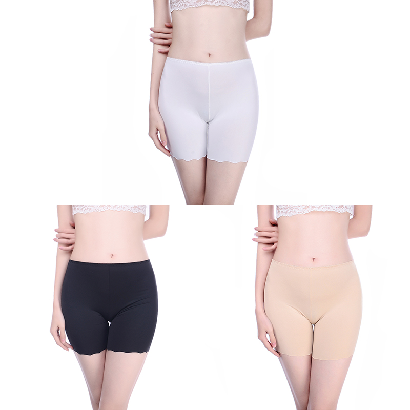 Women Safety Short Pants Invisible Seamless Panties Big Size Female Safety Boxer Underwear Breathable Panties Under Skirt