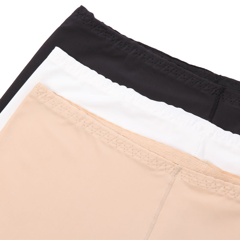 2018 New Summer Women Seamless Safety Pants Plus Size Ice Silk Boy Shorts Boxer Femme Briefs Panties Underwear