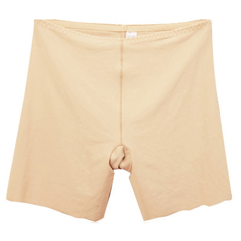 2018 New Summer Women Seamless Safety Pants Plus Size Ice Silk Boy Shorts Boxer Femme Briefs Panties Underwear