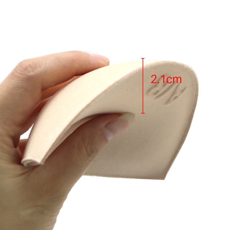 1Pair Sexy Women Sponge Swimsuit Pad Chest Cups Inserts Breast Bra Enhancer Push Up Bikini Padded Inserts Chest Invisible Pad
