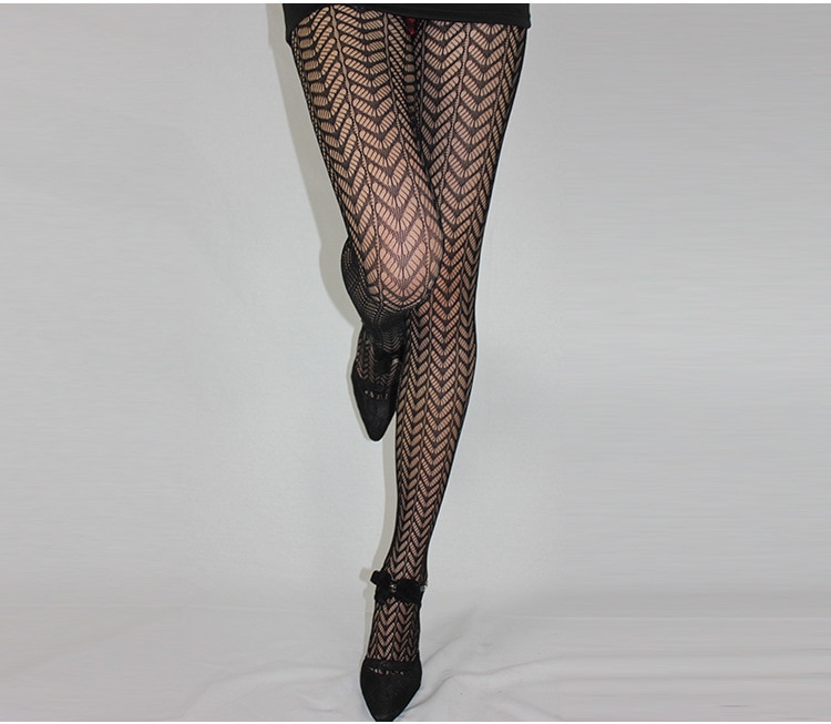 Fashion Womens Lady Girls Black Sexy Fishnet Pattern Jacquard Stockings Pantyhose Tights  skull Woman 1pcs dww41