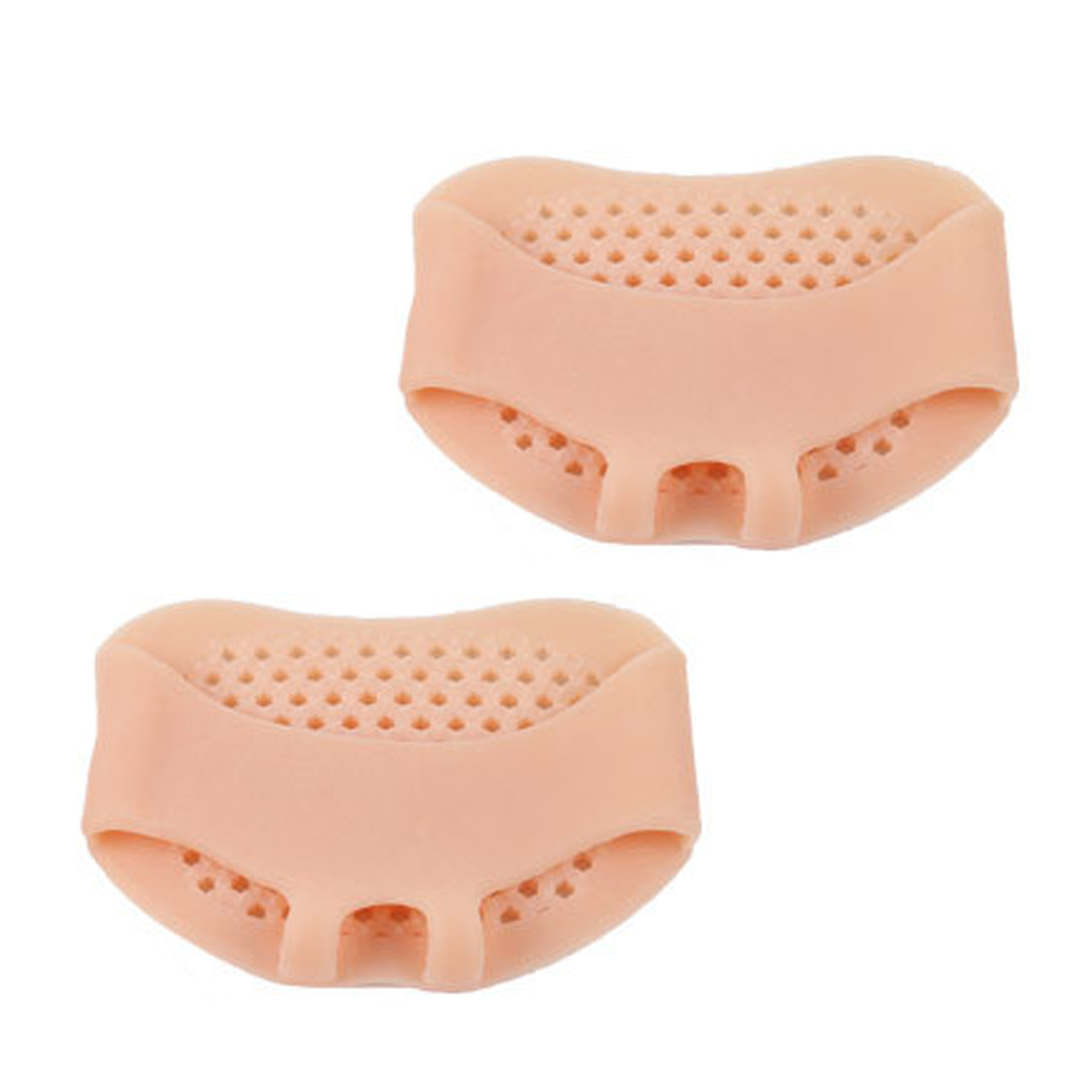1Pair Silicone Soft Half Pads  Forefoot Invisible Gel Insoles High Heel Shoes Pads Slip Resistant Protect Pain Relief Foot Care