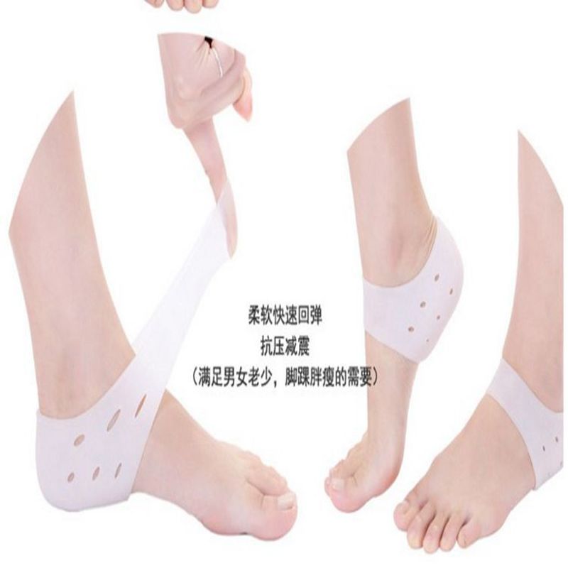 Feet Care Socks 2PCS New Silicone Moisturizing Gel Heel Socks with Hole Cracked Foot Skin Care Protectors