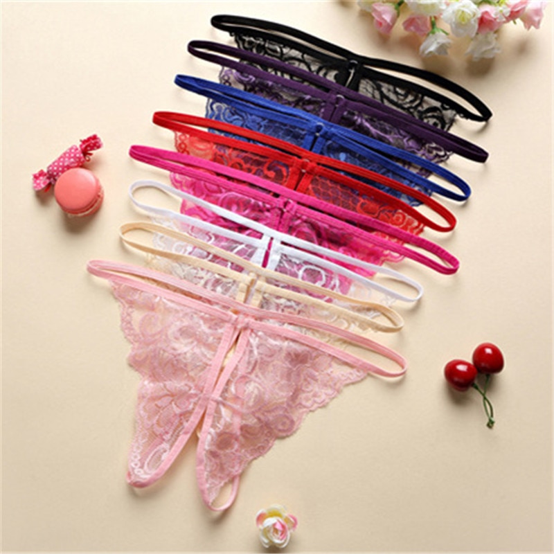 8 Colors Lace Sexy Underwear Female Erotic Lingerie Sexy Open Bra + Open Crotch Sexy Thong Transparent Baby Doll Sexy Lingerie
