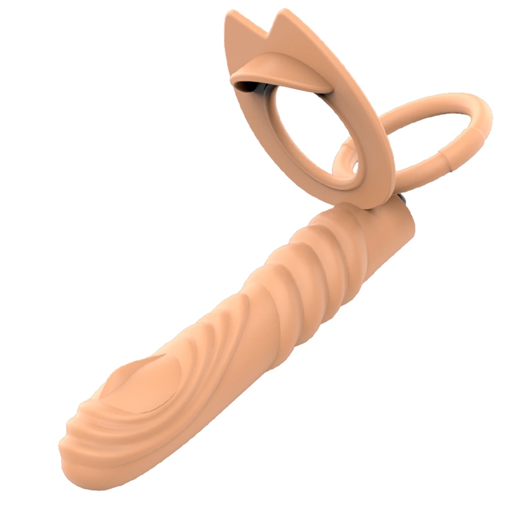 10 Frequency Double Penetration Anal Plug Dildo Vibrator Butt Plug Strap On Penis Vagina Vibrator Adult Sex Toys For Men Couples