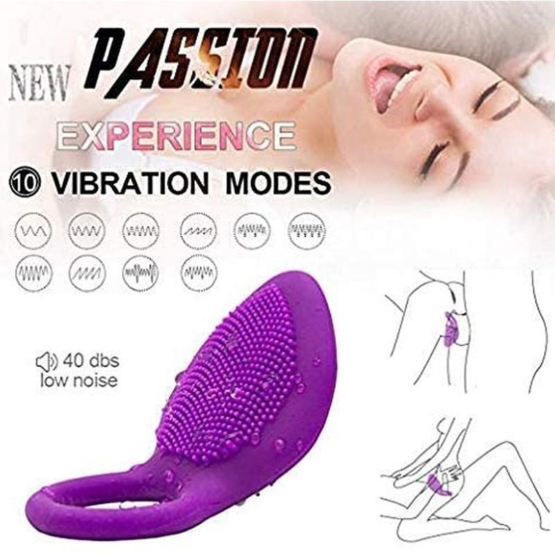 Penis Ring Vibrating Clitoris Stimulator G Spot Sex Toys For Couple Vibro Delay Lick Vagina Orgasm Lock Fine Sleeve Vibrator