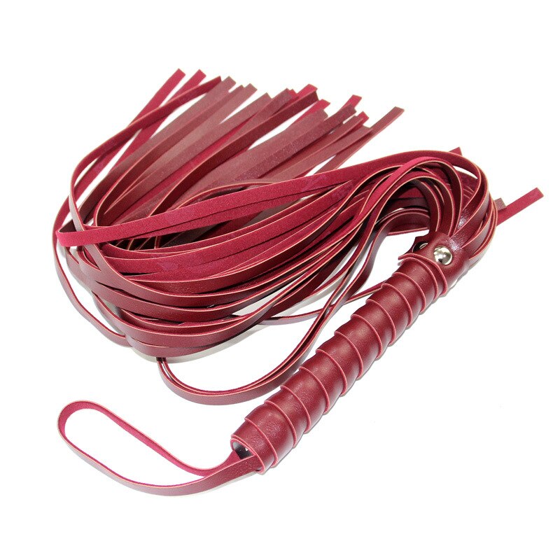 Leather Sex Flirting Whip Spanking BDSM Flogger Adult SM Sex Toys For Woman Couples Erotic Sex Lash