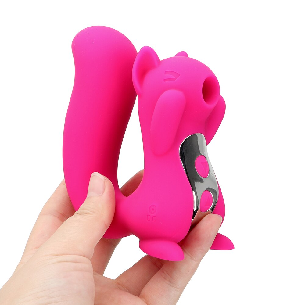 10 Frequency Clitoris Licking Stimulator Vibration Squirrel Sculpt Tongue Vibrators Nipple Sucker Sex Toys For Adult Sex Games
