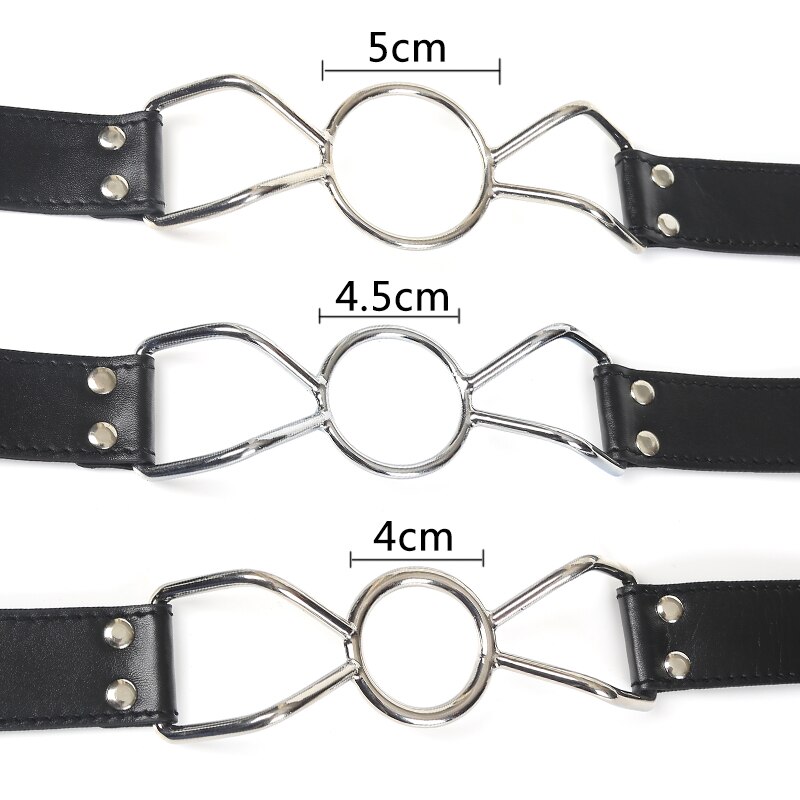 Sex Toys Ring Gag Flirting Open Mouth With O-Ring During Sexual Bondage BDSM And Adult Erotic Play For Couples Sex Accessories