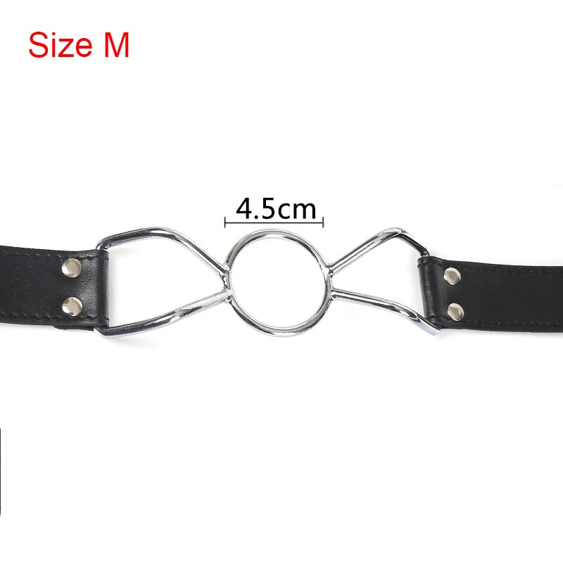 Sex Toys Ring Gag Flirting Open Mouth With O-Ring During Sexual Bondage BDSM And Adult Erotic Play For Couples Sex Accessories