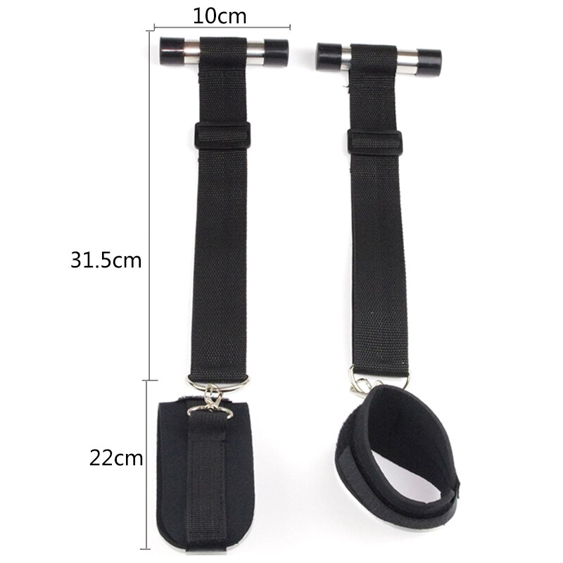 Erotic Hang on Door Swing Hanging Handcuffs Bound BDSM Fetish Bondage Straps Limit the Husband and Wife Sex Toys For Game Lovers
