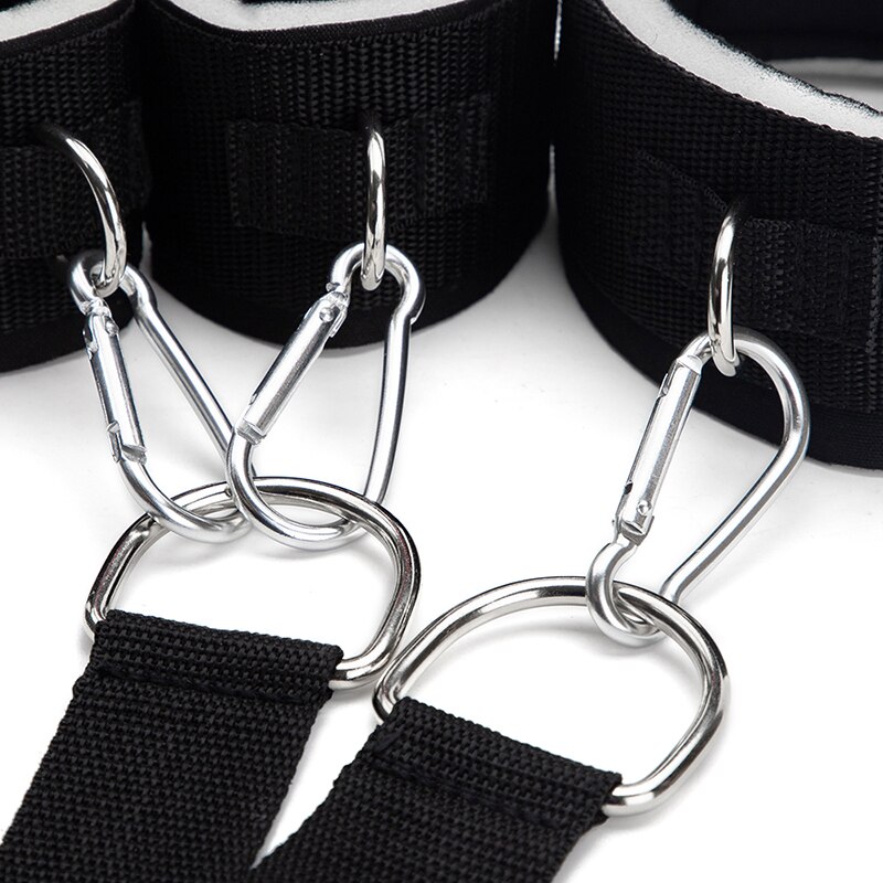 Comfortable Sponge Sex Handcuff For Woman BDSM Bondage Sex Toys Handcuffs Neck Collar Whip For Adult Slave Sex Toy
