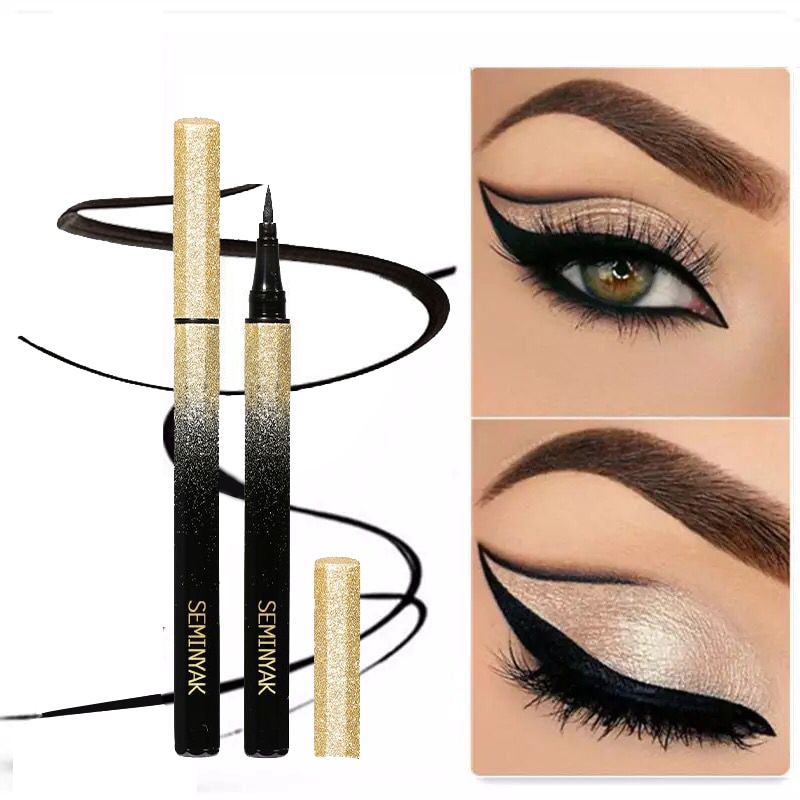 LE 6 Colors Women Eyeliner Matte Liquid Eye liner Ultra-Fine Brush Waterproof Liquid Eyeliner Pencil Colorful Eyeliner Pen