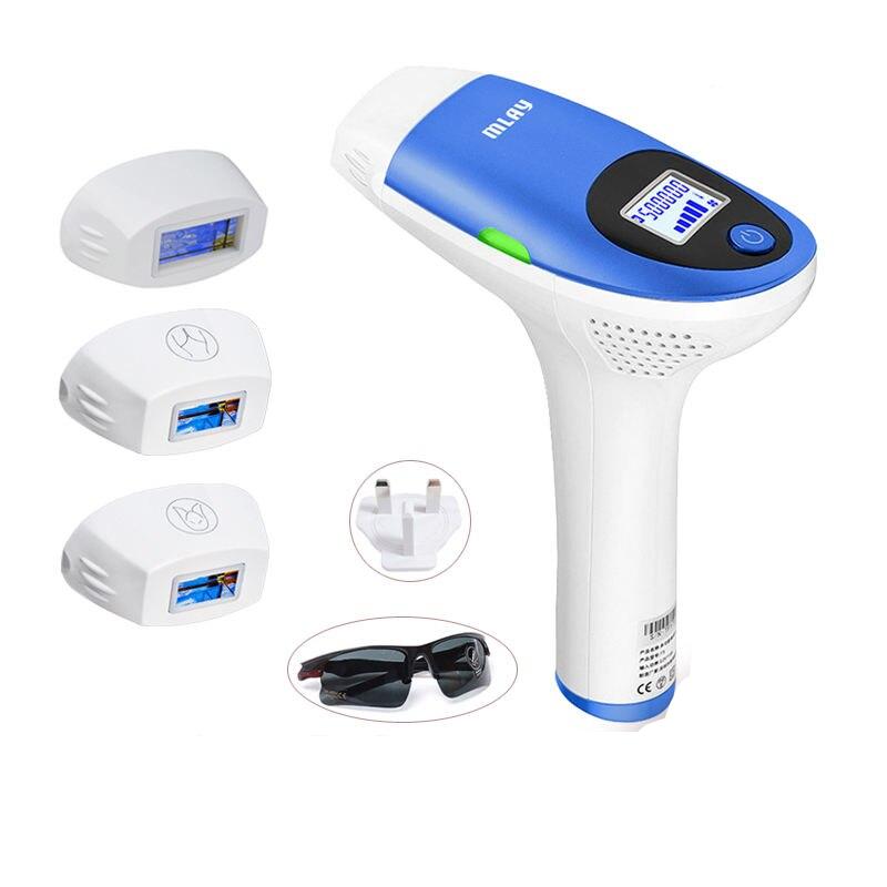 MLAY T3 Laser Hair Removal Device IPL Laser Epilator with 500000 Shots Home Use Photo Depilador for Women Laser Hair Removal