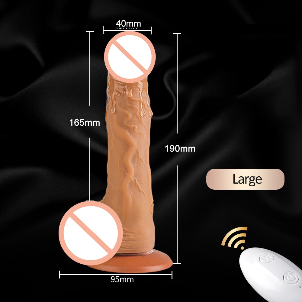 Wireless Remote Thrusting Dildo Vibrator Sex Machines Women Realistic Big Dick for Female Vagina Masturbation Tool Penis Toys