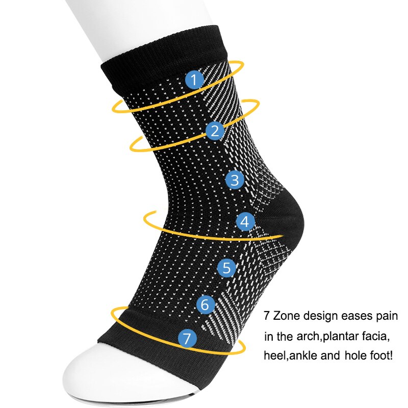 Comfort Foot Anti Fatigue Women Compression Socks Sleeve Elastic Men's Socks Women Relieve Swell Ankle Sokken Compression Socks