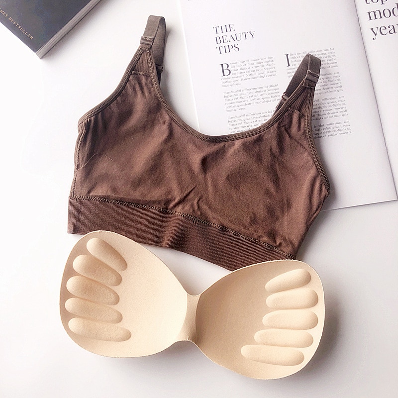 Underwear Women Gather No Steel Ring Lingerie Bra Tube Top Wrapped Chest Beauty Back Actival Cotton Thin Section Tube Top