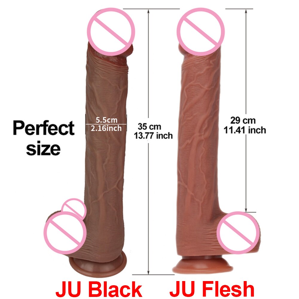 Real Skin Realistic Dildo Sex Toys for Woman Soft Huge Anal Pulg Suction Cup Penis G Spot Vagina Stimulator Female Masturbation