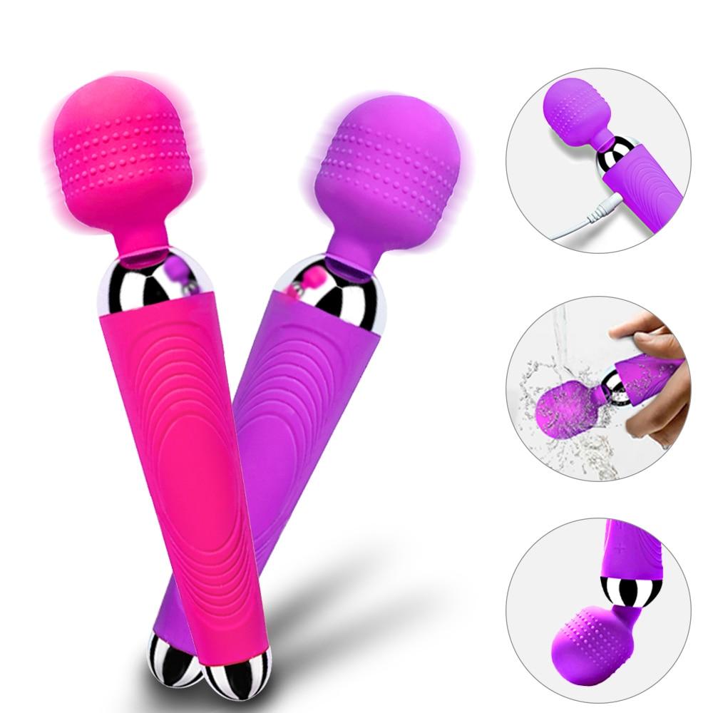 Wireless AV Vibrators for Women Clitoris Powerful G spot Sex Toys for Couple Magic Wand Clitoral Stimulator Dildo Masturbators