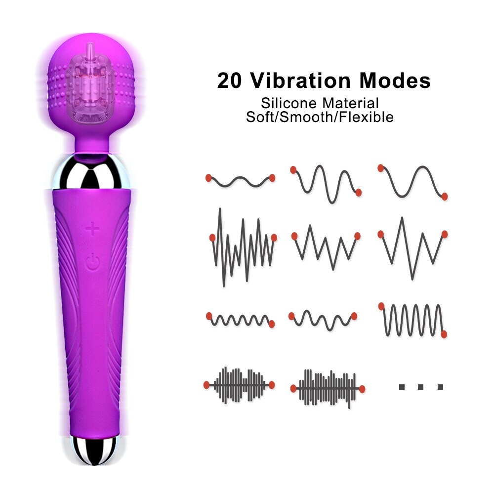 Wireless AV Vibrators for Women Clitoris Powerful G spot Sex Toys for Couple Magic Wand Clitoral Stimulator Dildo Masturbators