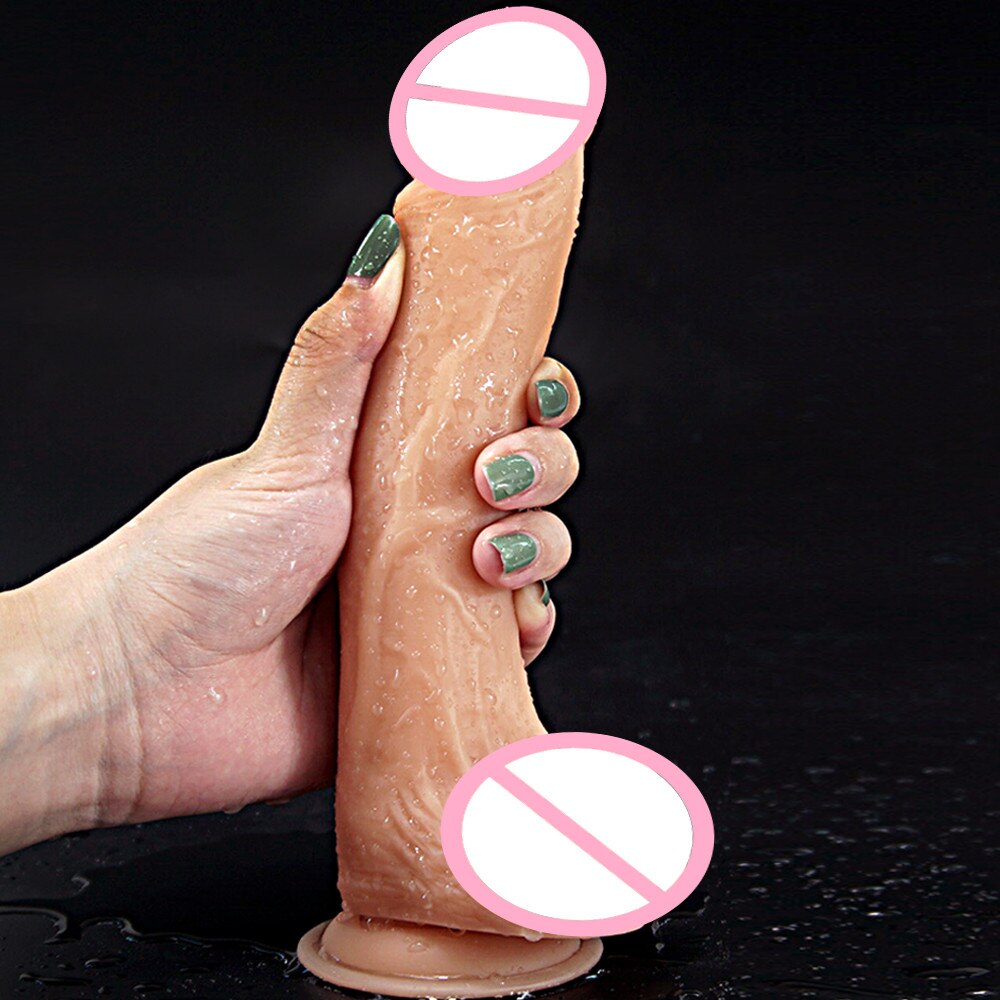 Silicone Dildo For Women Skin Feeling Realistic Huge Penis Suction Cup Female Big Dildos Masturbators Sex Toys For Adult 18 Shop