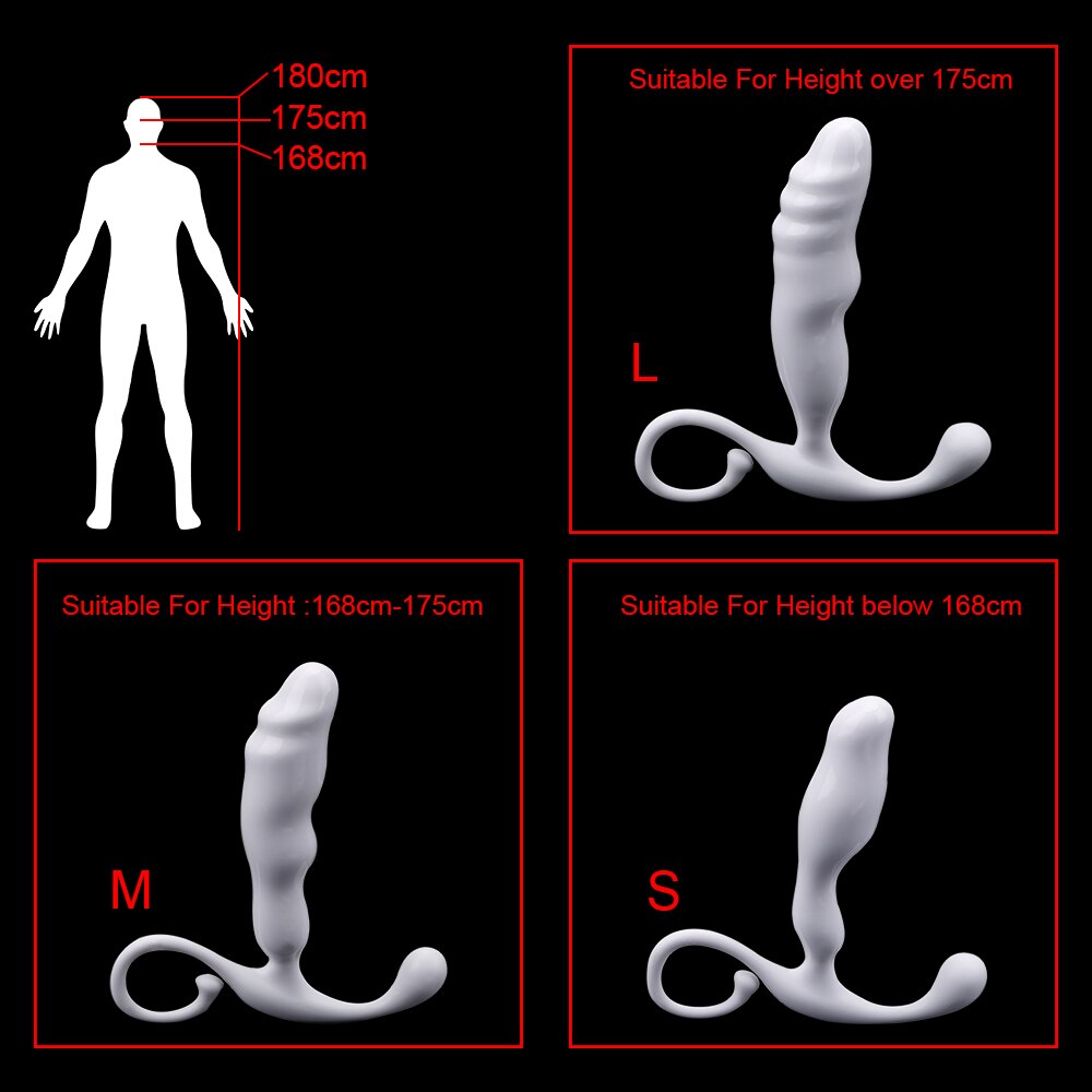 Anal Dildo Male Masturbator Prostate Stimulator Butt Plug Prostate Massager G Adult Products Erotic Sex Toys for Men Gay Shop