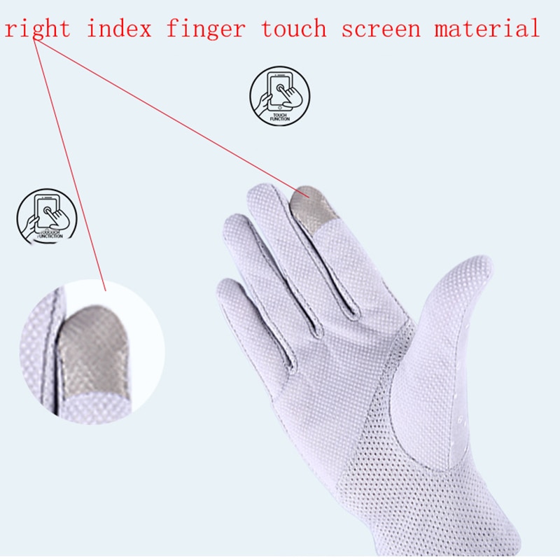 2022 New Fashion Flowers Women's Summer Driving Gloves Non-slip Block UV Touch Screen Gloves Breathable Cotton Gloves for Women