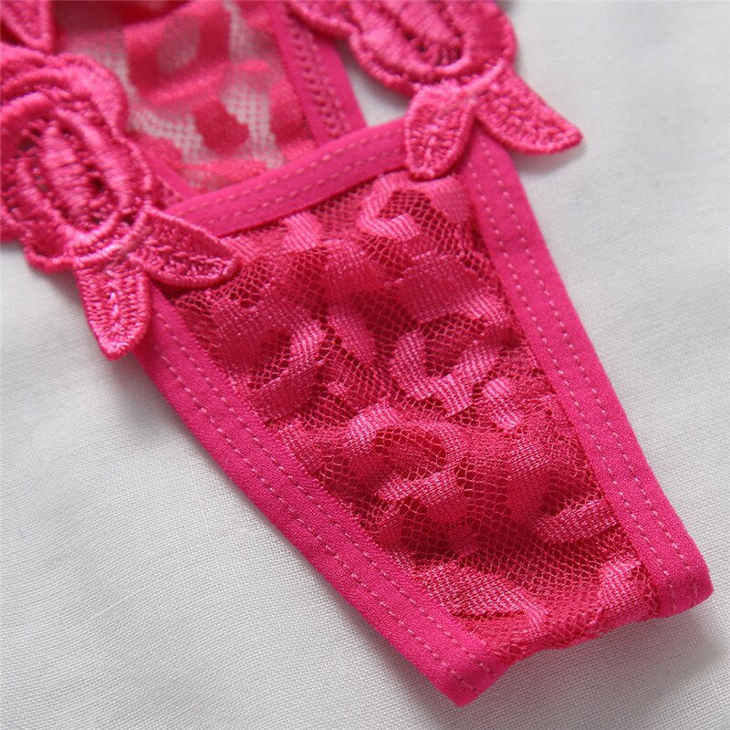 Women's Panties Sexy Underwear Female Erotic Lingerie Lace Thongs And G Strings Embroidery Flower Briefs Transparent Panties