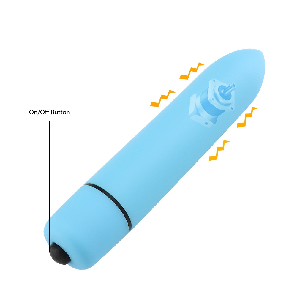 9 Colors 10 Speed Mini Bullet Dildo Vibrator Clitoris Stimulator Sex Products AV Stick Anal Sex Toys for Women Masturbator