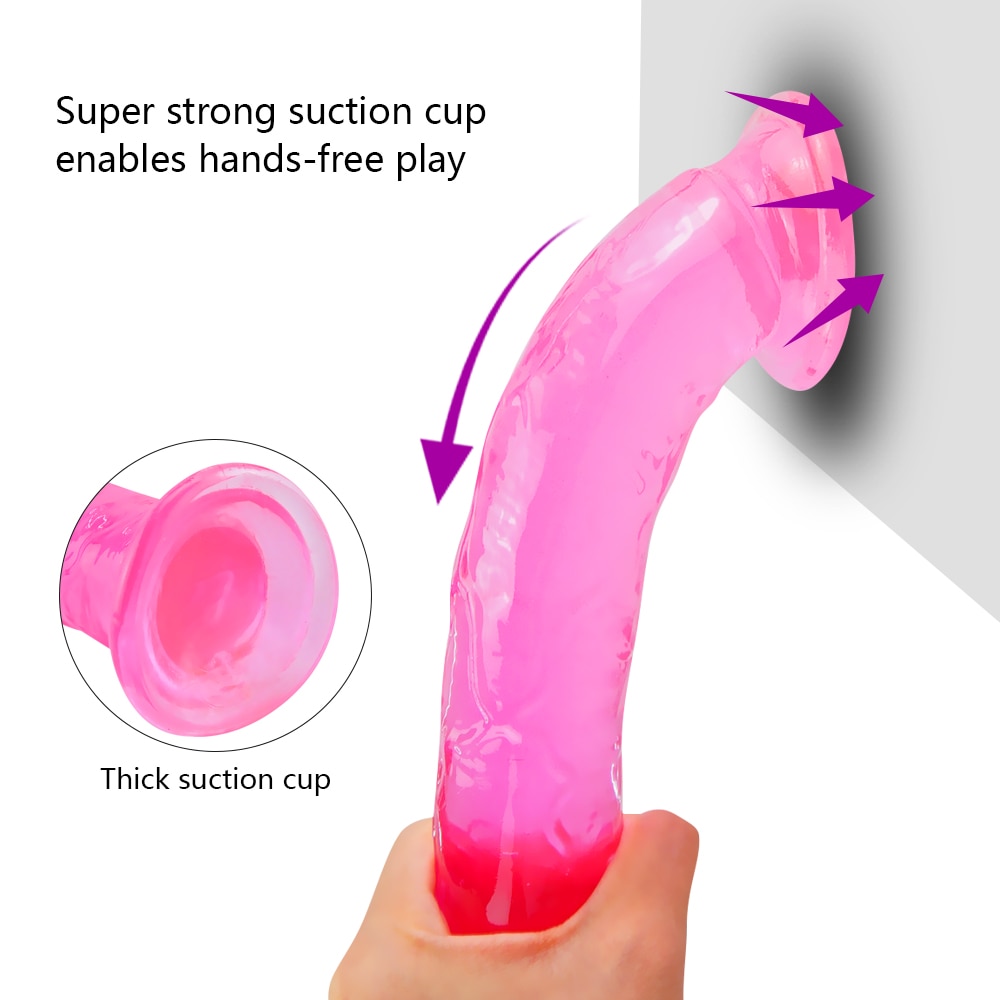 Realistic Dildo With Suction Cup Huge Jelly Dildos Sex Toys for Woman Men Fake Dick Big Penis Anal Butt Plug Erotic Sex Shop