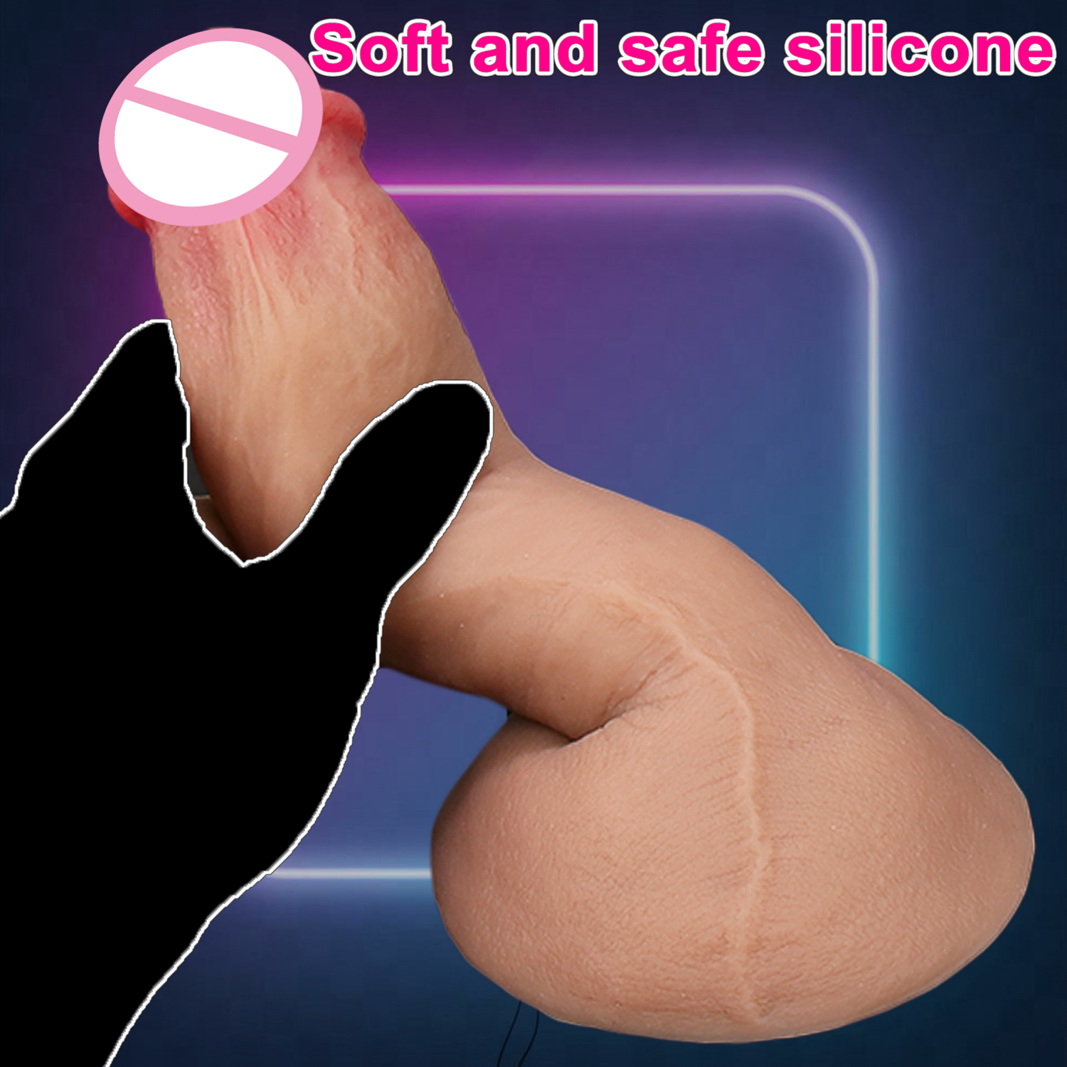 Soft Skin Feel Realistic Thick Large Dildo Gay Masturbators Silicone Dick Big Suction Cup Penis Anal Plug Sex Toy for Men Women