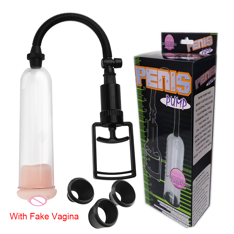 Penis Pump Dick Enlargement Penis Extender Sex Shop Penile Enlarger Vacuum Pump Sex Toy For Men Adult Sexy Toys Male Masturbator