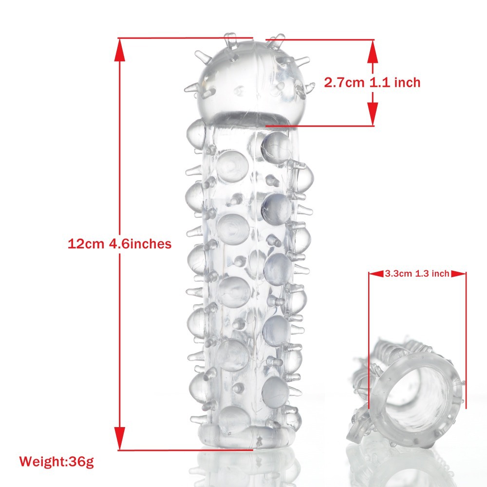6 Models Delay Crystal Penis Sleeve Textured Extension G-Spot Reusable Penis Couple Ring Sex Products Adult Sex Toys For Men