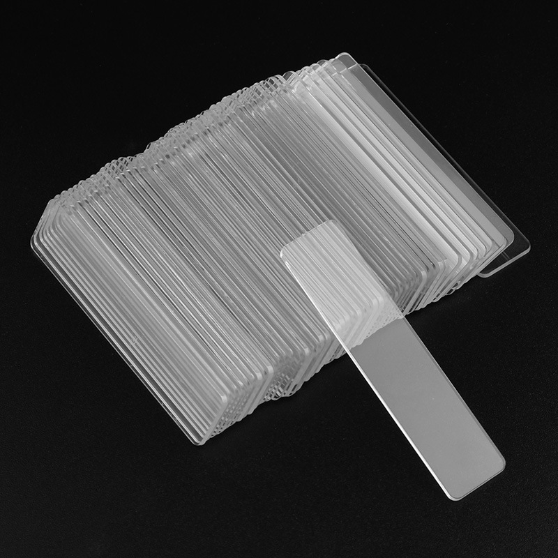 50Pcs transparent  Fake Nail Art Display Holder with Protective Film Manicure Nail DIY Tools