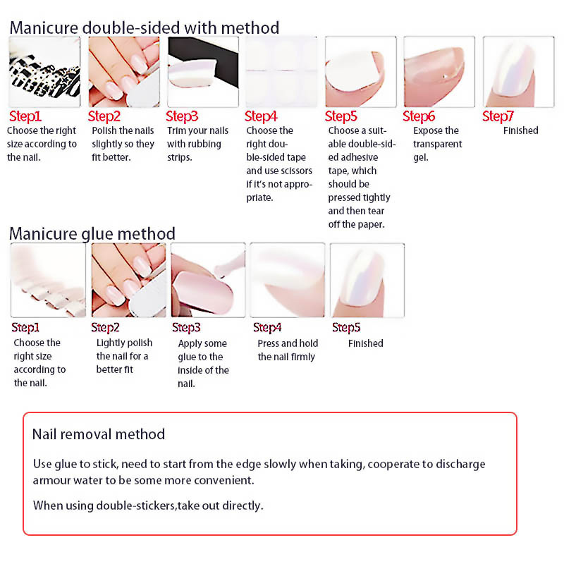 24pcs/box matte False Nail Tips With Glue pink color long Ballerina Nails detachable  Press on Nails Art Fake nails Stickers TY