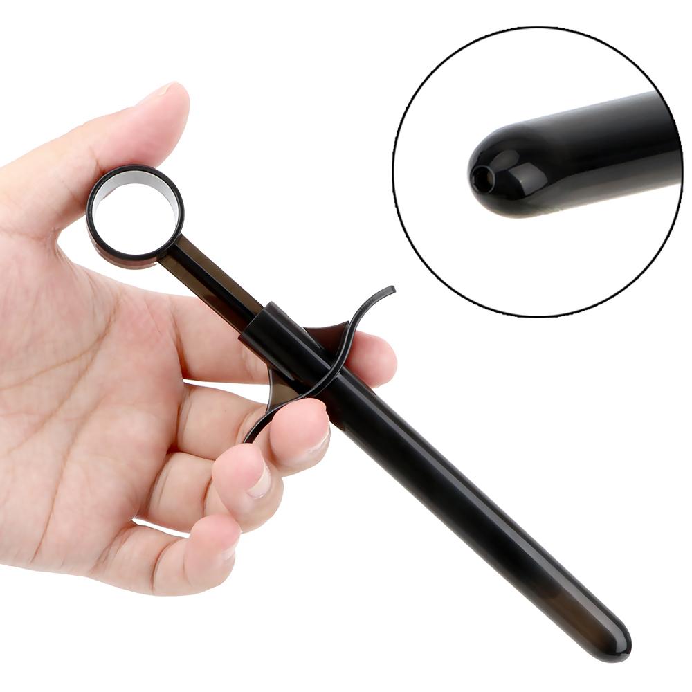 OLO Anal Vagina Lubricant Injector Anal Plug Inject Lubricant Lube Shooter Oil Launcher Sex Toys For Men Women